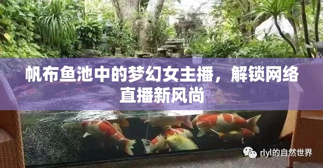 帆布魚(yú)池中的夢(mèng)幻女主播，解鎖網(wǎng)絡(luò)直播新風(fēng)尚