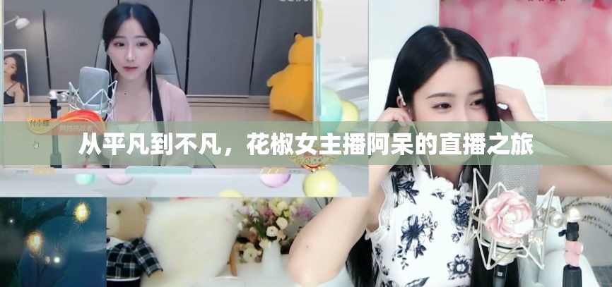 從平凡到不凡，花椒女主播阿呆的直播之旅