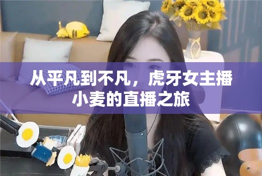 從平凡到不凡，虎牙女主播小麥的直播之旅
