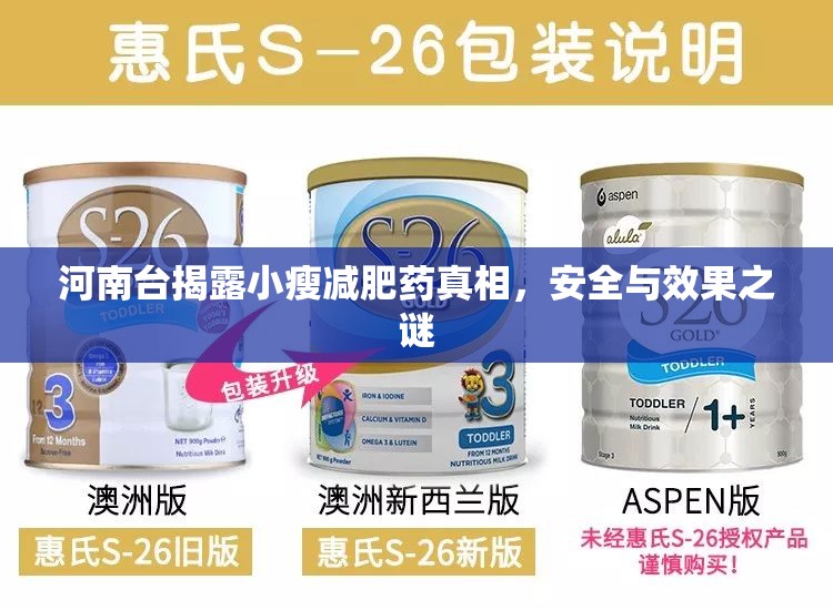 河南臺揭露小瘦減肥藥真相，安全與效果之謎