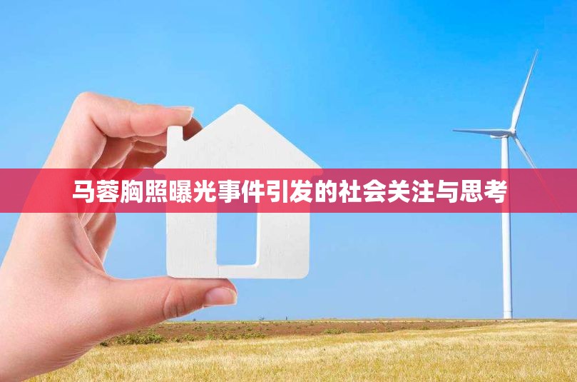 馬蓉胸照曝光事件引發(fā)的社會(huì)關(guān)注與思考