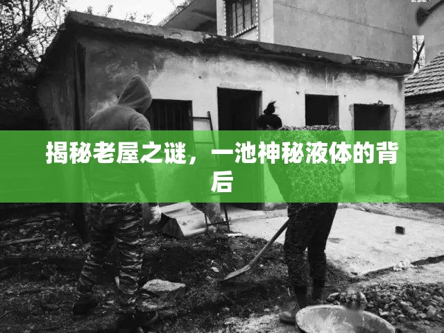 揭秘老屋之謎，一池神秘液體的背后