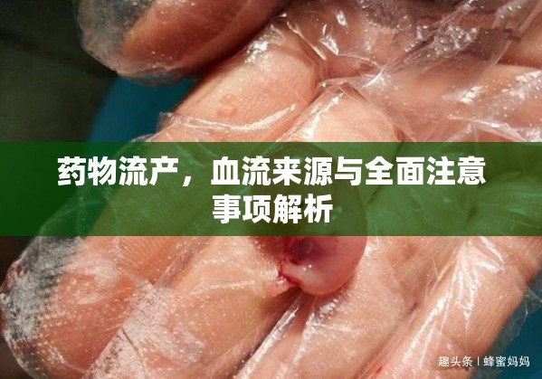 藥物流產，血流來源與全面注意事項解析