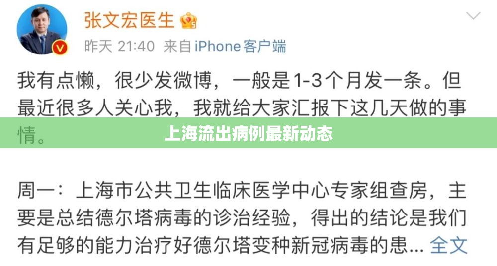 上海流出病例最新動態(tài)