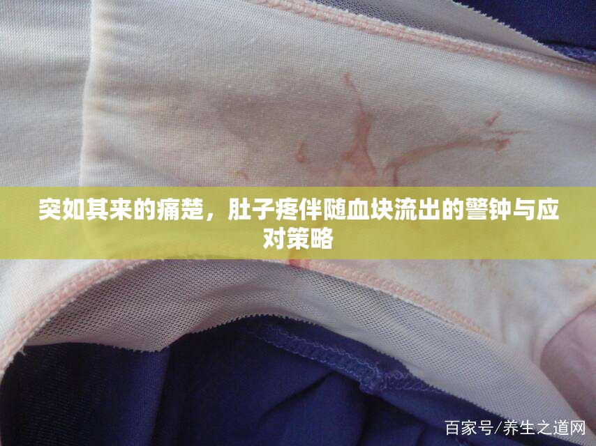 突如其來的痛楚，肚子疼伴隨血塊流出的警鐘與應對策略