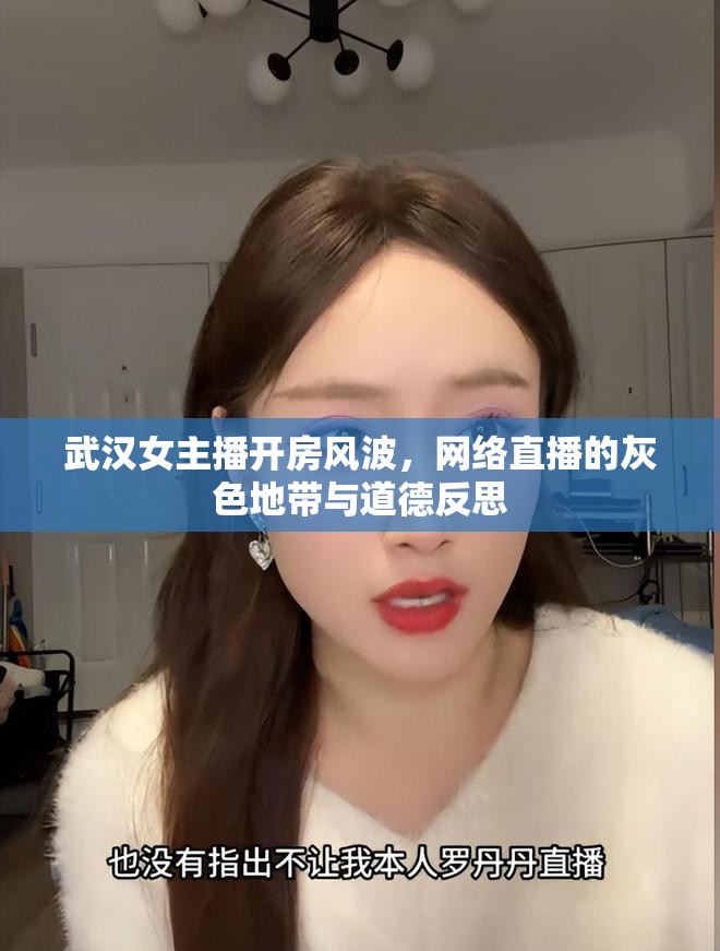 武漢女主播開房風(fēng)波，網(wǎng)絡(luò)直播的灰色地帶與道德反思