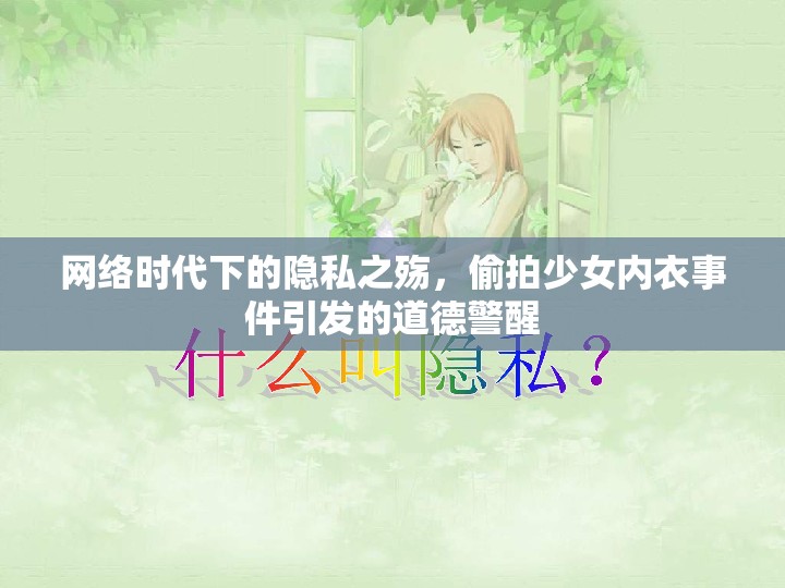 網絡時代下的隱私之殤，偷拍少女內衣事件引發(fā)的道德警醒
