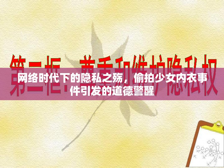 網絡時代下的隱私之殤，偷拍少女內衣事件引發(fā)的道德警醒