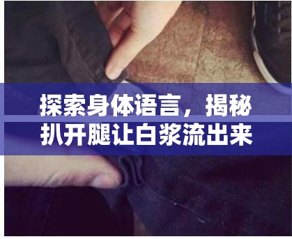 探索身體語言，揭秘扒開腿讓白漿流出來的深層意義與個人體驗