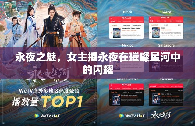 永夜之魅，女主播永夜在璀璨星河中的閃耀
