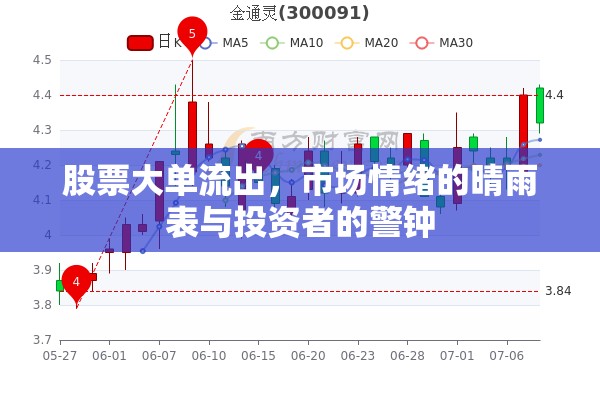 股票大單流出，市場(chǎng)情緒的晴雨表與投資者的警鐘