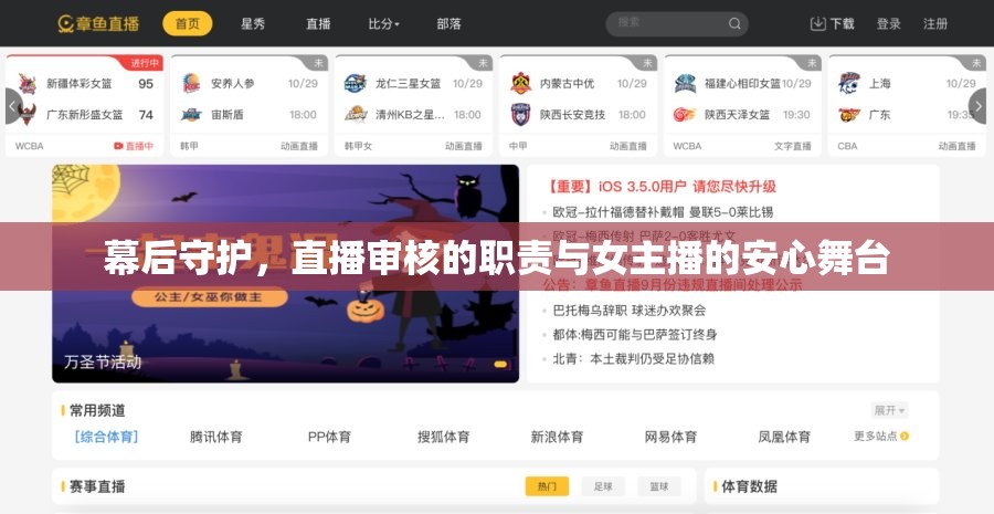 幕后守護(hù)，直播審核的職責(zé)與女主播的安心舞臺(tái)
