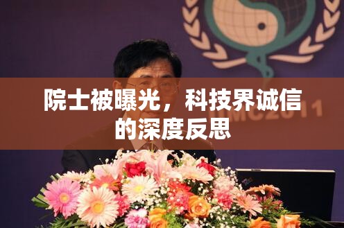 院士被曝光，科技界誠信的深度反思