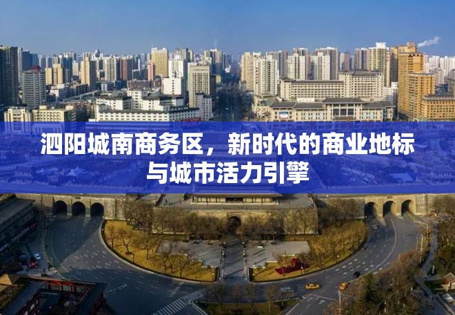 泗陽城南商務(wù)區(qū)，新時代的商業(yè)地標(biāo)與城市活力引擎