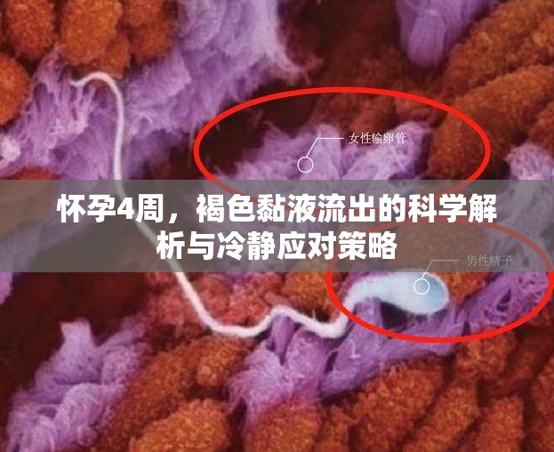 懷孕4周，褐色黏液流出的科學解析與冷靜應對策略