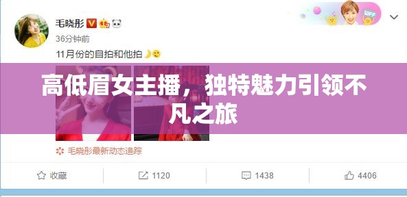 高低眉女主播，獨特魅力引領(lǐng)不凡之旅