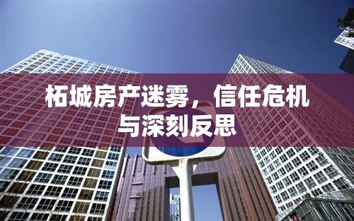 柘城房產(chǎn)迷霧，信任危機與深刻反思