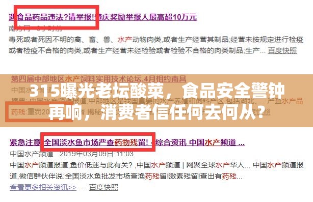 315曝光老壇酸菜，食品安全警鐘再響，消費(fèi)者信任何去何從？