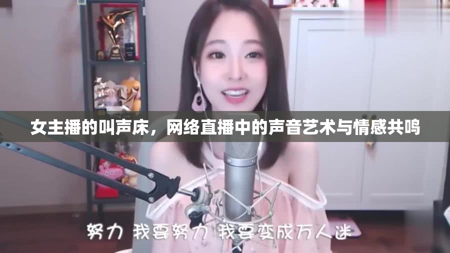 女主播的叫聲床，網(wǎng)絡(luò)直播中的聲音藝術(shù)與情感共鳴