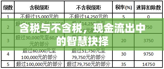 含稅與不含稅，現(xiàn)金流出中的智慧抉擇