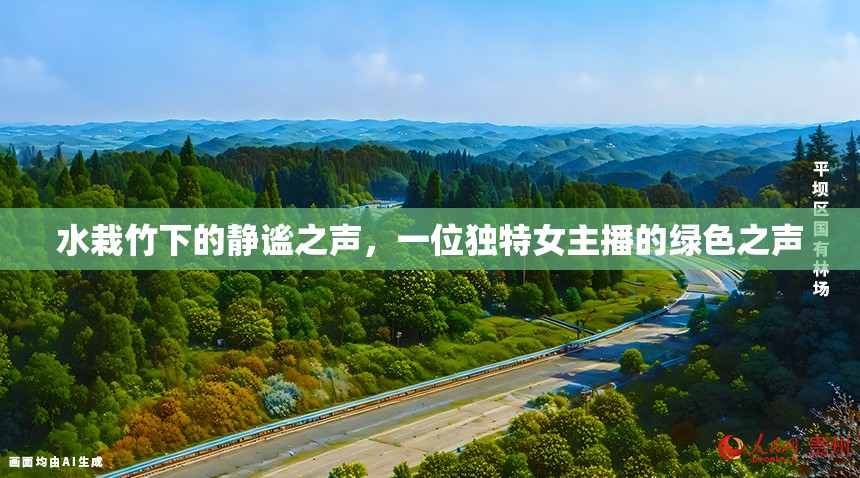 水栽竹下的靜謐之聲，一位獨特女主播的綠色之聲