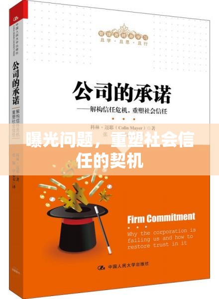 曝光問題，重塑社會信任的契機