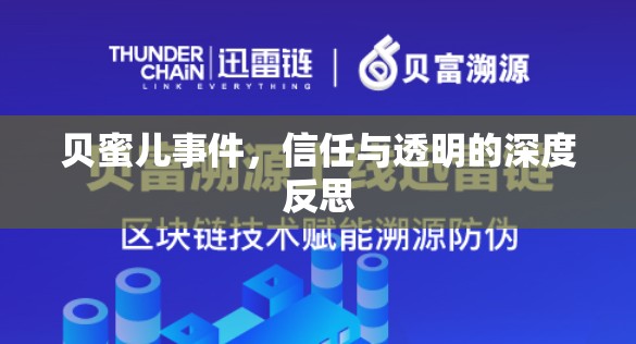 貝蜜兒事件，信任與透明的深度反思