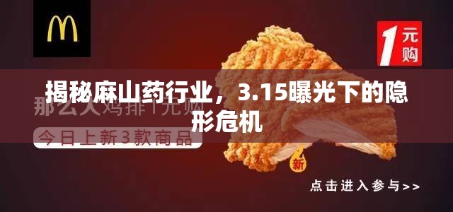 揭秘麻山藥行業(yè)，3.15曝光下的隱形危機(jī)