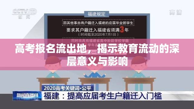 高考報名流出地，揭示教育流動的深層意義與影響