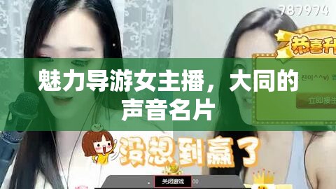 魅力導(dǎo)游女主播，大同的聲音名片