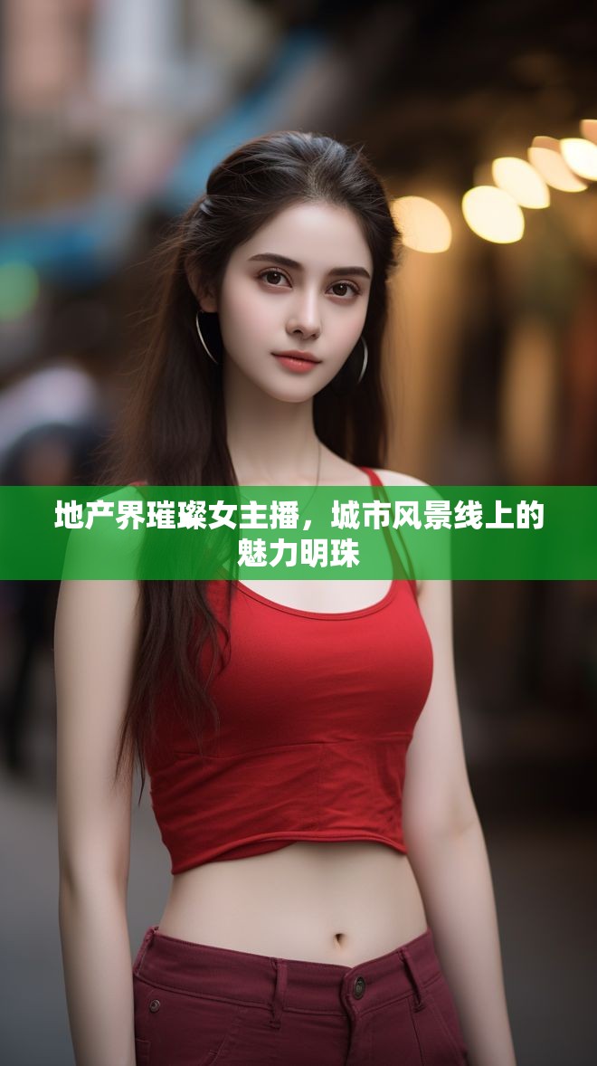 地產(chǎn)界璀璨女主播，城市風(fēng)景線上的魅力明珠