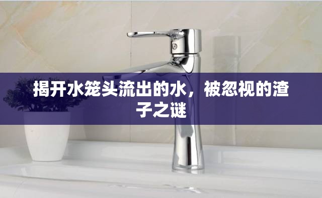 揭開水籠頭流出的水，被忽視的渣子之謎