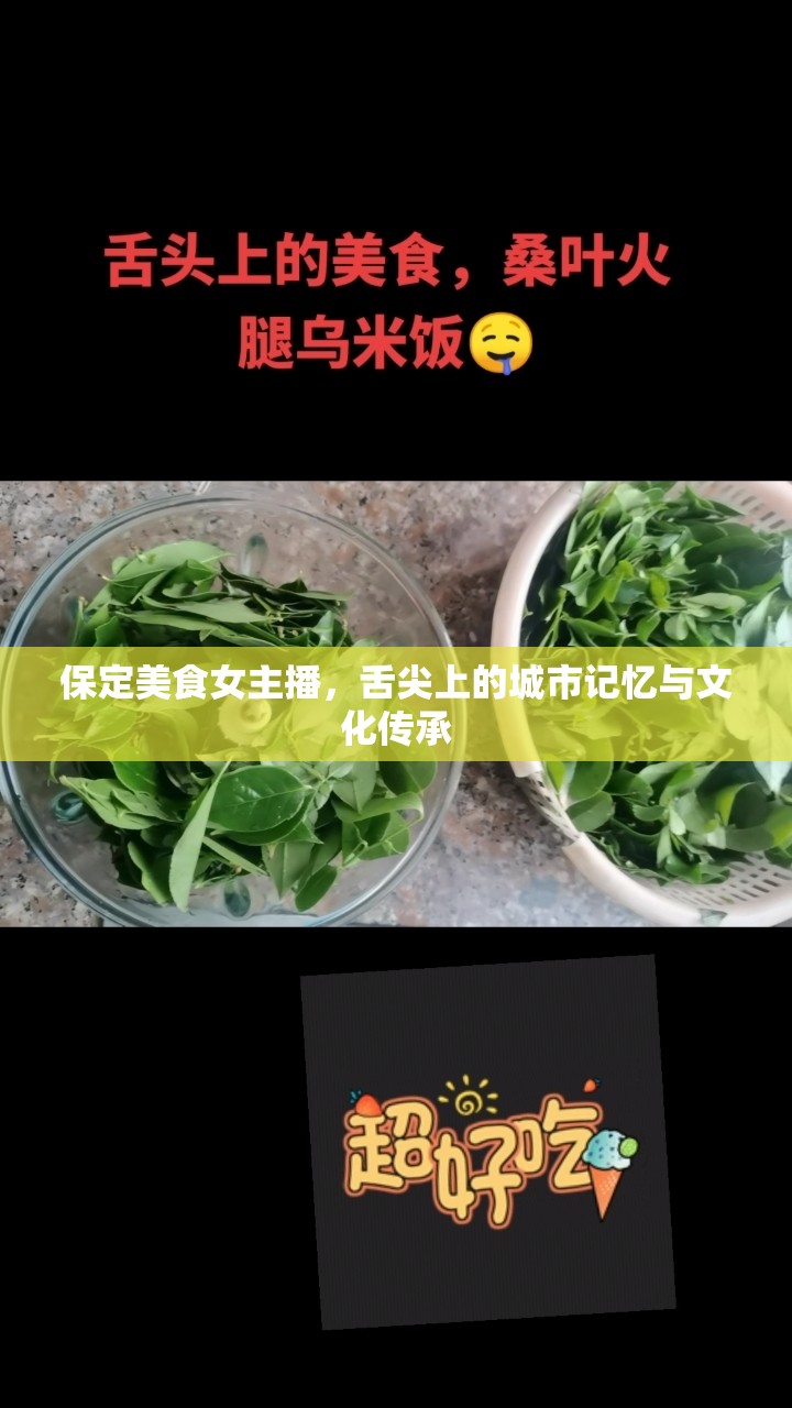 保定美食女主播，舌尖上的城市記憶與文化傳承