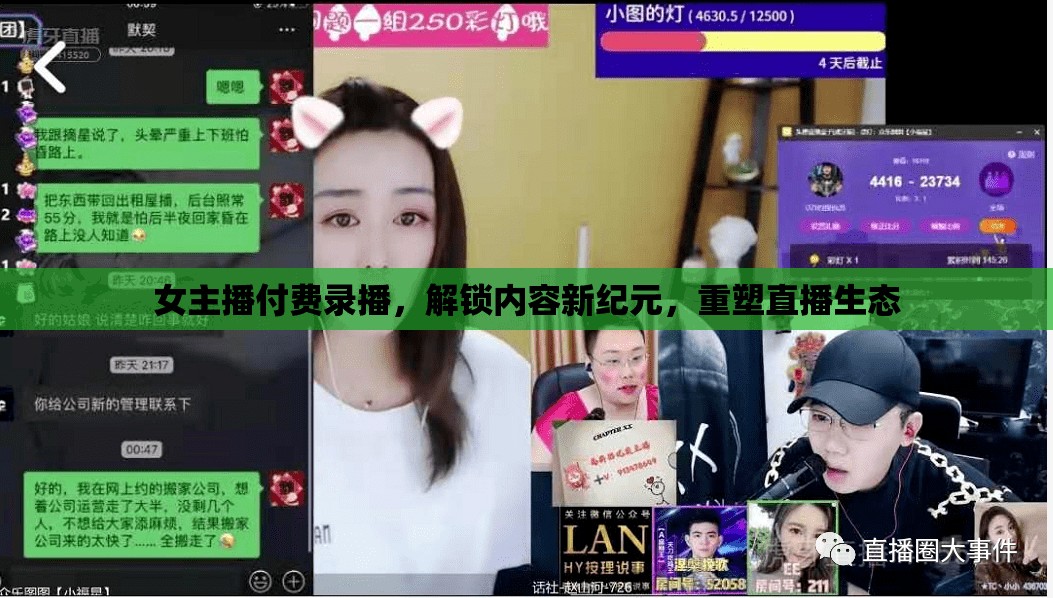 女主播付費錄播，解鎖內(nèi)容新紀元，重塑直播生態(tài)
