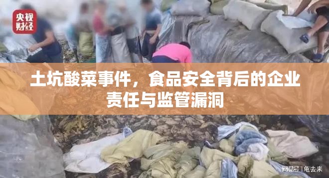 土坑酸菜事件，食品安全背后的企業(yè)責(zé)任與監(jiān)管漏洞