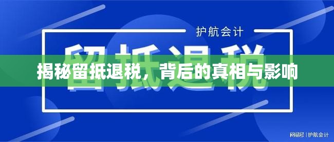 揭秘留抵退稅，背后的真相與影響