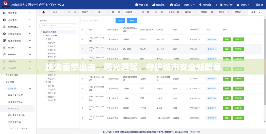 珠海重拳出擊，曝光酒駕，守護城市安全新篇章