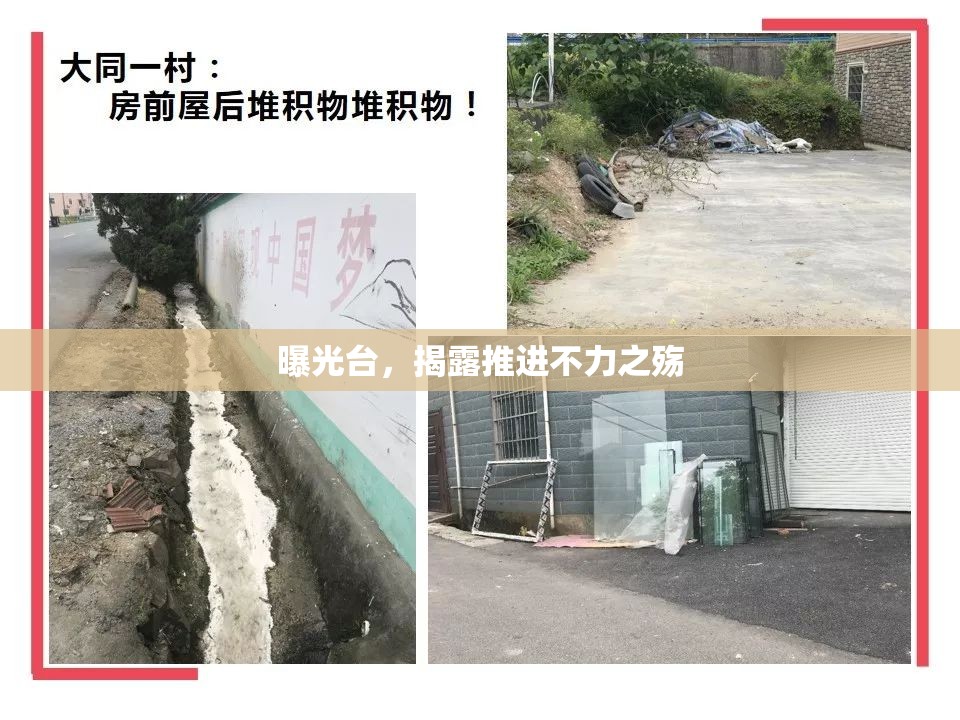 曝光臺，揭露推進不力之殤