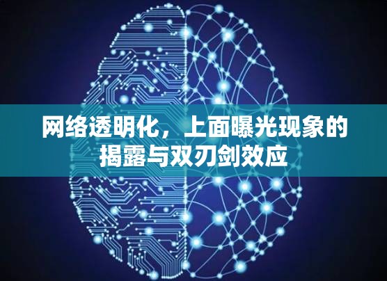 網(wǎng)絡(luò)透明化，上面曝光現(xiàn)象的揭露與雙刃劍效應(yīng)