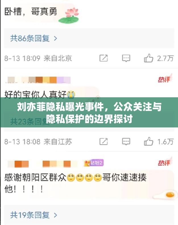 劉亦菲隱私曝光事件，公眾關(guān)注與隱私保護(hù)的邊界探討