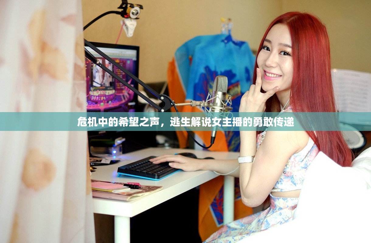危機中的希望之聲，逃生解說女主播的勇敢傳遞