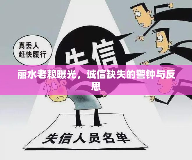 麗水老賴曝光，誠信缺失的警鐘與反思