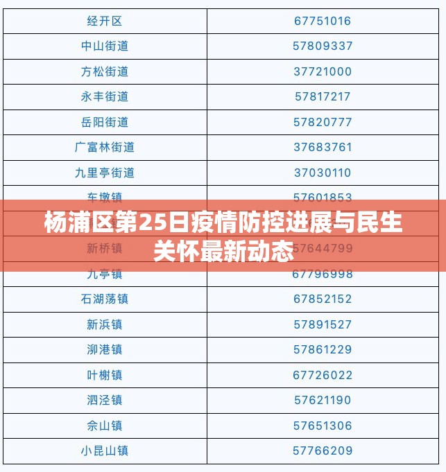 楊浦區(qū)第25日疫情防控進(jìn)展與民生關(guān)懷最新動態(tài)