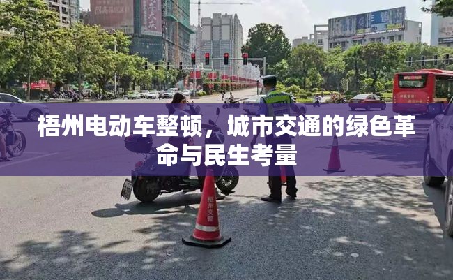 梧州電動車整頓，城市交通的綠色革命與民生考量