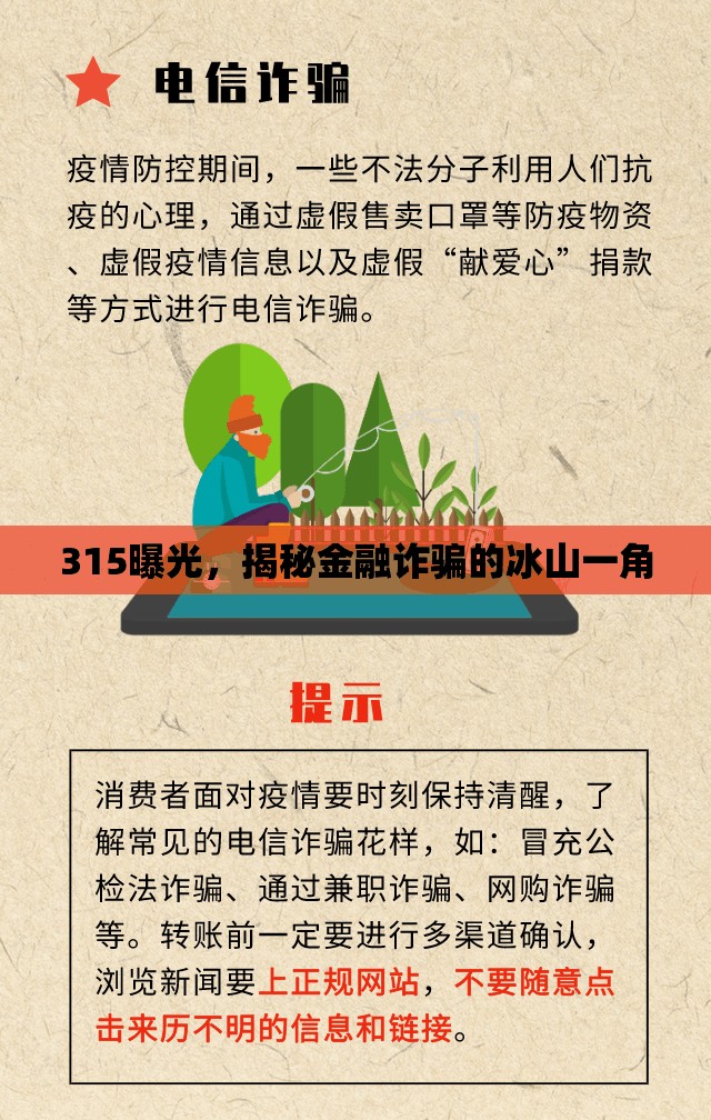 315曝光，揭秘金融詐騙的冰山一角