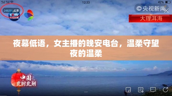 夜幕低語，女主播的晚安電臺，溫柔守望夜的溫柔
