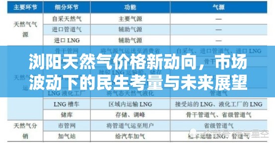 瀏陽天然氣價格新動向，市場波動下的民生考量與未來展望