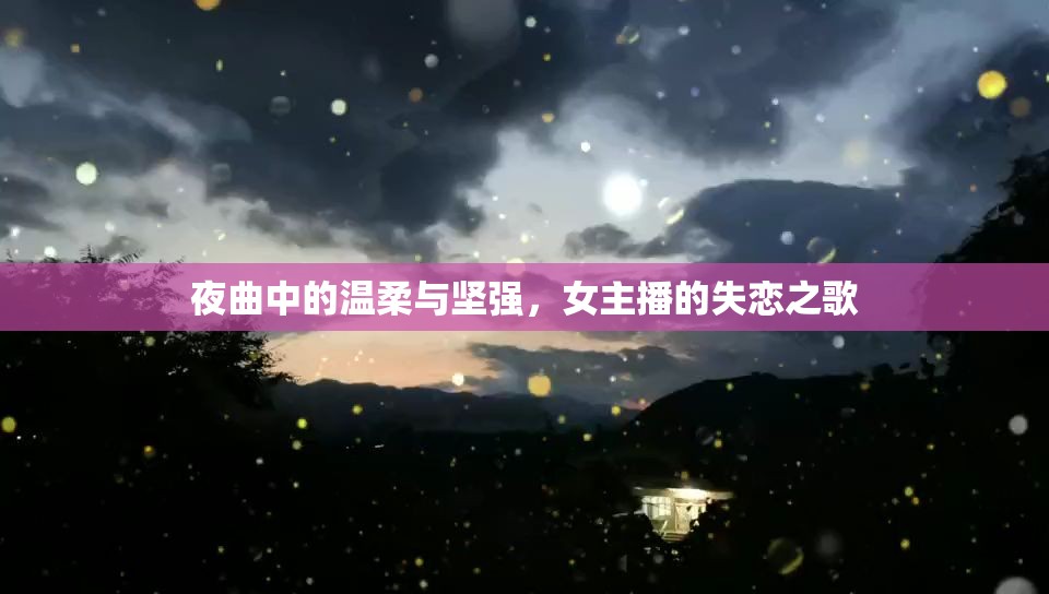 夜曲中的溫柔與堅(jiān)強(qiáng)，女主播的失戀之歌