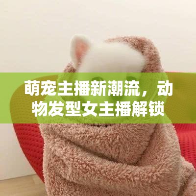 萌寵主播新潮流，動物發(fā)型女主播解鎖直播界的萌趣密碼
