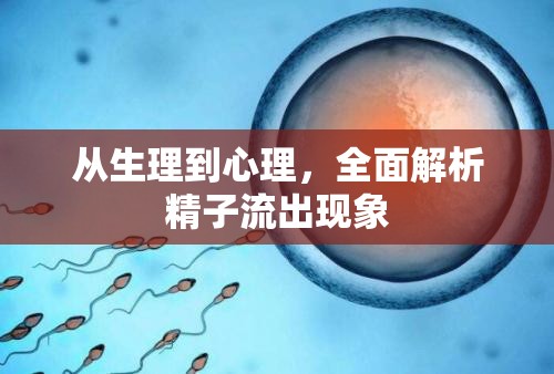 從生理到心理，全面解析精子流出現(xiàn)象